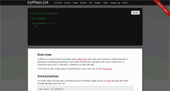Desktop Screenshot of coffeelint.org